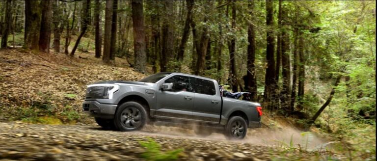 F-150 Lightning forest