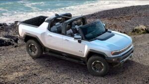 Hummer EV Pickup ocean