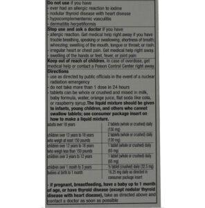 ThyroSafe Dosage Instructions